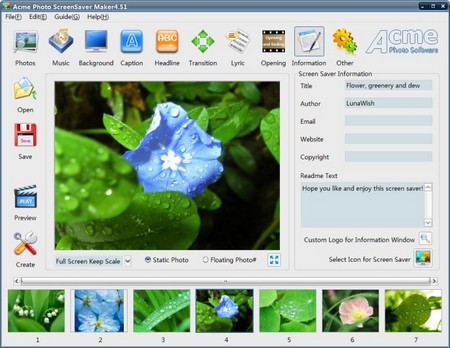  Acme Photo ScreenSaver Maker 4.51