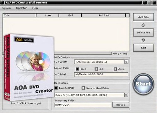 Portable AoA DVD Creator v2.2.5