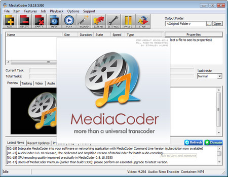 MediaCoder v0.8.18 Build 5360