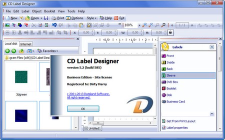 CD Label Designer 5.2.585