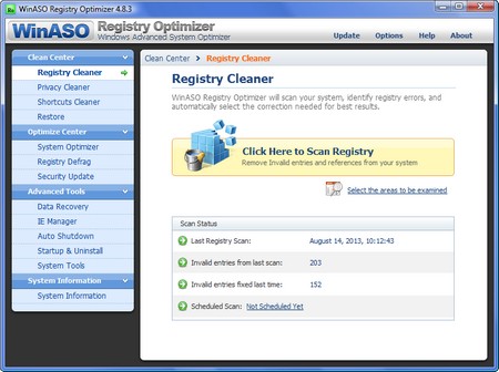 WinASO Registry Optimizer 4.8.3 