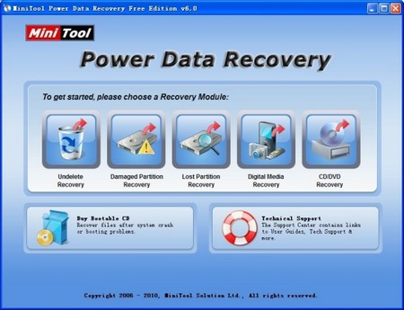 MiniTool Power Data Recovery Free 