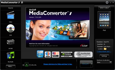 ArcSoft MediaConverter 7.5.0.109