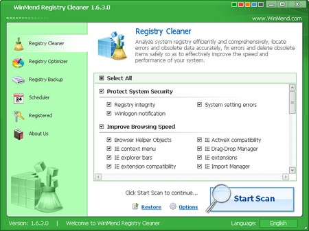 WinMend Registry Cleaner 1.6.3.0